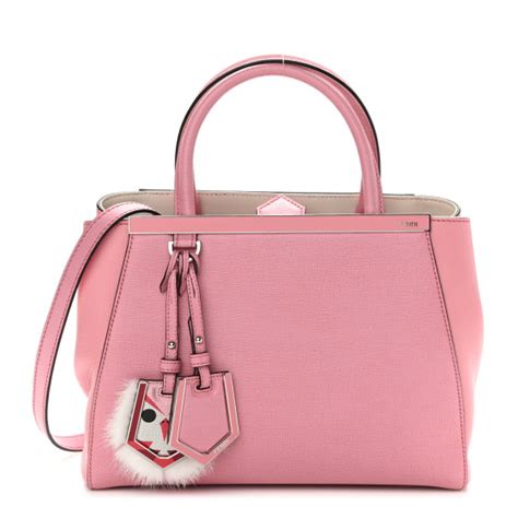 fendi petite 2jours pink|FENDI Vitello Elite Flamingo Mink Monster Charm Petite 2Jours .